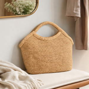 ELIA Raffia-Henkeltasche